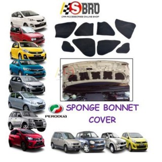 Perodua ฟองน้ําครอบฝากระโปรงหน้า คุณภาพสูง Myvi Kelisa Viva Axia Alza Kancil Kelisa Kenari Mat Sponge Soundproof