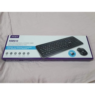 Targus เซ็ต คีย์บอร์ดและเมาส์ KM610 Wireless Keyboard and Mouse Combo