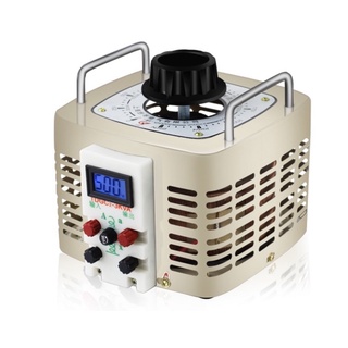 VARIAC 3KVA ปรับได้ 0-500V จอตัวเลข Variable Transformer วาริแอค หม้อแปลงไฟฟ้าแกนหมุน หม้อแปลงไฟฟ้าแบบปรับได้