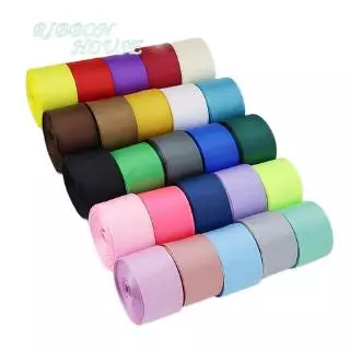 (10 เมตร/ล็อต) 38 มม. ริบบิ้นกรอสเกรน ริบบิ้น ขายส่ง คริสต์มาส ลูกไม้ ห่อ ของขวัญ
