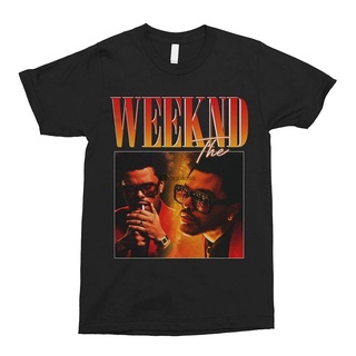 เสื้อยืด พิมพ์ลายกราฟฟิค The WeeKND 2.0 สไตล์วินเทจ สีดํา สําหรับผู้ชาย และผู้หญิงS-5XL