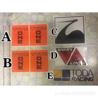 สติกเกอร์ HONDA Civic EK EG es HONDA STICKER TYPE ONE ADVAN SPOON TODA JENIS PANTUL OUTDOOR HONDA EK HONDA EG Civic Ferio