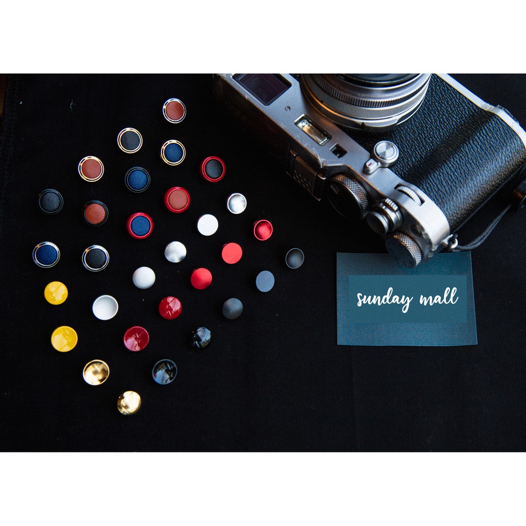 [16สี] JJC ปุ่มชัตเตอร์12mm Soft release shutter button ของแต่งกล้องพร้อมส่ง