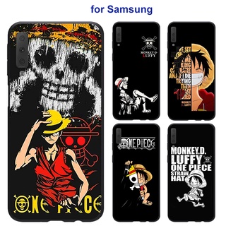 เคส SAMSUNG A22 A42 A50 A30S A50S A20S A21S J4+ J6+ J7+ J7 Prime Pro มือถือสำหรับเคสโทรศัพท์มือถือลายการ์ตูนลูฟี่สําหรับ