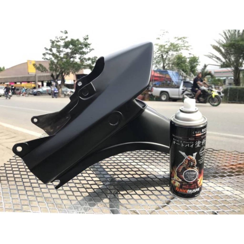 สีสเปรย์ (SAMURAI) 29/109A สีดำด้าน Flat Black - รูปที่ 2