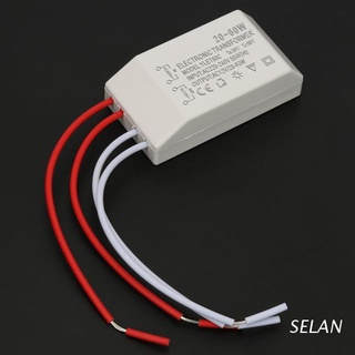 Sel หม้อแปลงไฟฟ้า 20-60W หรี่แสงได้ AC 220V-12V หลอดไฟฮาโลเจน ไดรเวอร์ พาวเวอร์ซัพพลายแปลงแรงดันไฟฟ้า