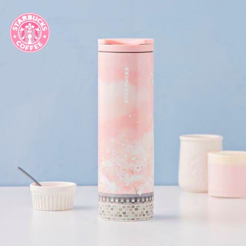 (พร้อมส่ง)🇰🇷แก้วสตาร์บัคส์เกาหลี ซากุระ Starbucks Korea 2021 Cherry Blossom Collection 473ml 🌸