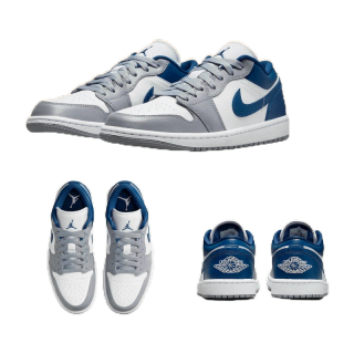 [ลิขสิทธิ์แท้-Authentic] NIKE AIR JORDAN 1 Low Blue Heel (W)