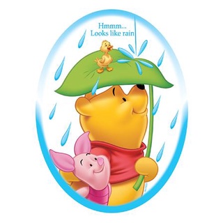 พร้อมส่ง สติ๊กเกอร์ COVER POOH 20x27 ซม. แต่งผนัง sticker