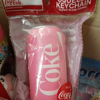 Rare !! สกุชชี่กระป๋องโค้ก Coca Cola squishy ของแท้