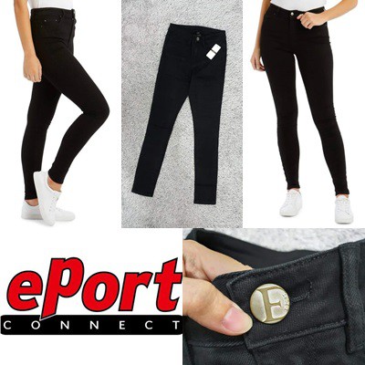 ส่ง Kerry / J&T size 28-32 กางเกงยีนส์ สีดำ Eport