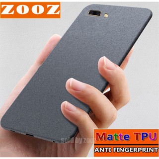 OPPO A1K A3s A5s A7 Realme C3 C2 Matte TPU Soft Case Anti Fingerprint Silicon Cover Casing