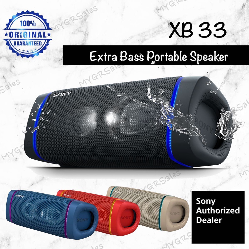 Sony XB33 ลําโพงพกพา Extra Bass