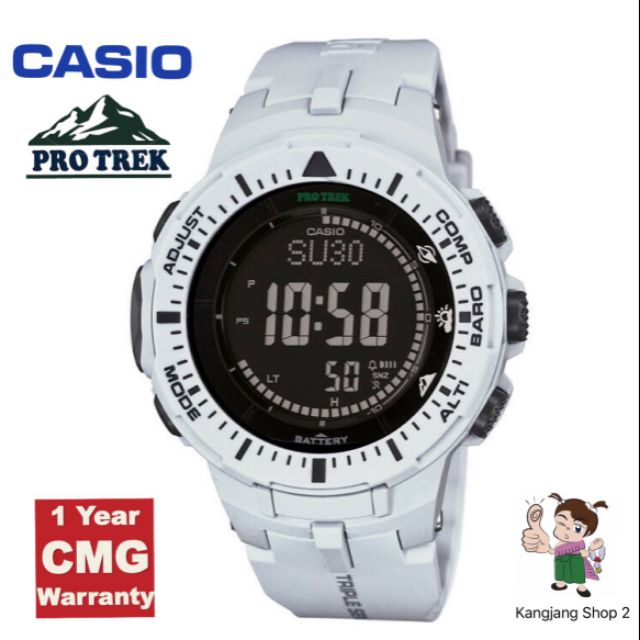 Casio Protrek รุ่น PRG-300-7DR สีเทา ของแท้ 💯% ประกันศูนย์ CMG ราคาเซลล์พิเศษ