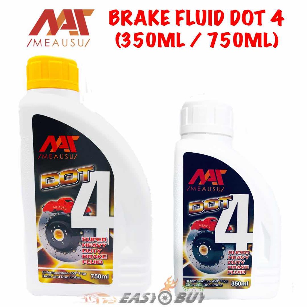 MEAUSU น้ํามันน้ํามันเบรก Dot 4 Dot-4 DOT4 (350ML / 750ML)