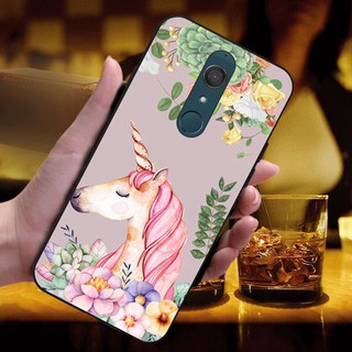 เคสสำหรับ Wiko View XL Flower Horse เคสซิลิโคน