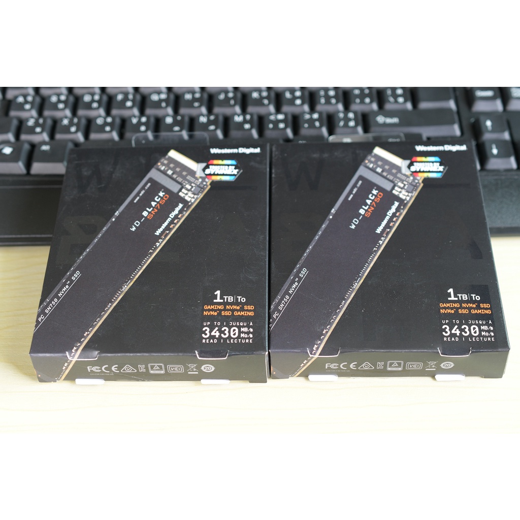 SSD M.2 1 TB (เอสเอสดี) WD BLACK SN750 NVMe (WDS200T1X0E) ฮาร์ดดิสไดรฟ์ เอสเอสดี 1TB เอสเอสดี 1เท M2