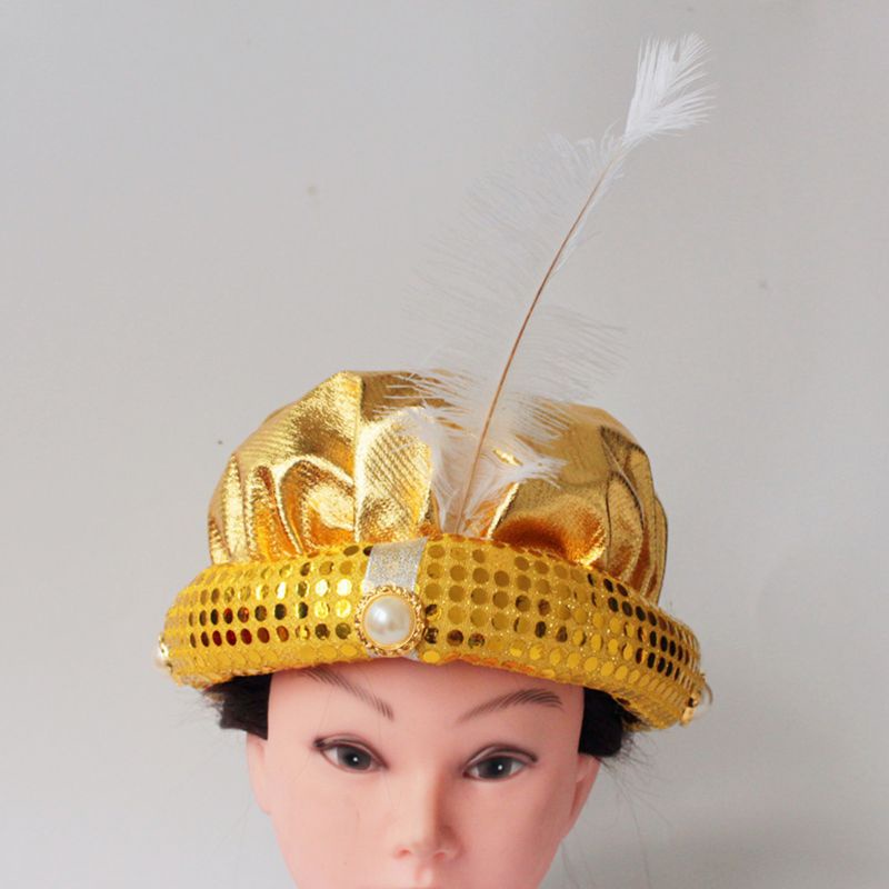 ผ้าคลุมศีรษะและหมวกอะลาดินสำหรับเด็ก สไตล์อาหรับและอินเดีย - รูปที่ 2