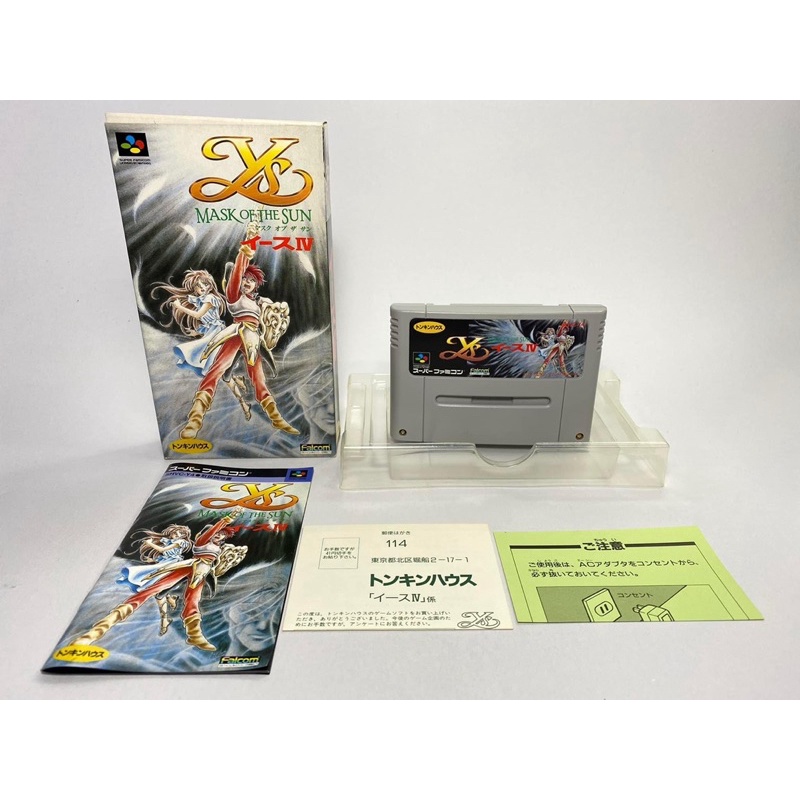 ตลับแท้ Super Famicom(japan)  Ys IV : Mask of The Sun