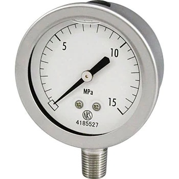 NAGANO (NKS)  Glycerin-Filled Pressure Gauge : เกจน้ำมันวัดแรงดัน GV50-173 : 0 -  15MP