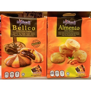 My Bizcuit Bellco Belgium choc cookie &amp; Almento Melting Almond คุกกี้ สอดไส้ช็อคโกแลต และอัลมอนด์ 320 g.