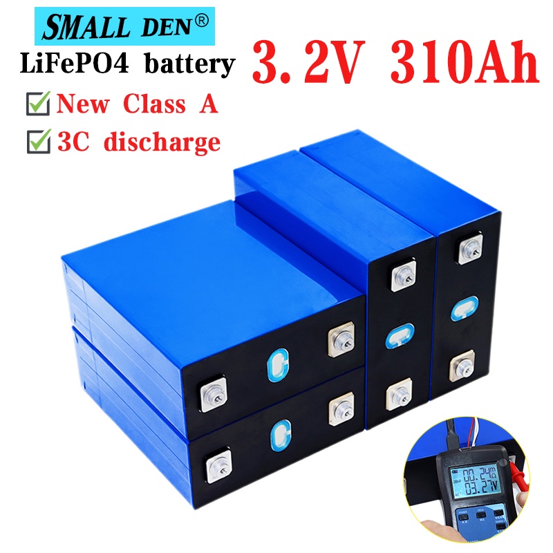Grade A 3.2V 310Ah Lifepo4 Battery DIY 12V 24V 48V 310AH Rechargeable Battery Pack for RV Boat Golf 