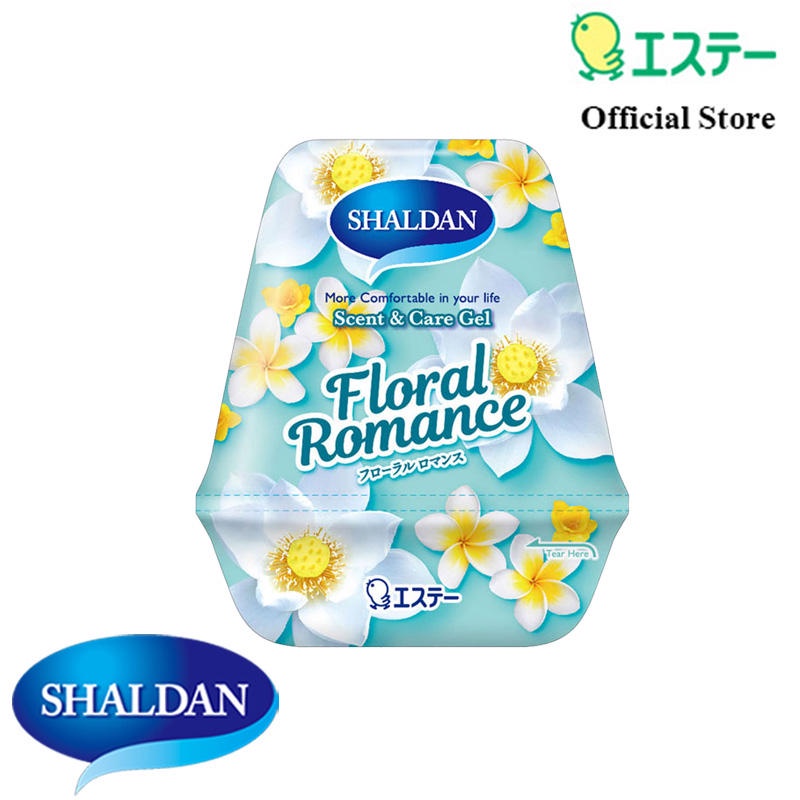 Shaldan Scent & Care Gel Air Freshener: Floral Romance เจลหอมปรับอากาศ กลิ่นฟอรัล โรมานซ์