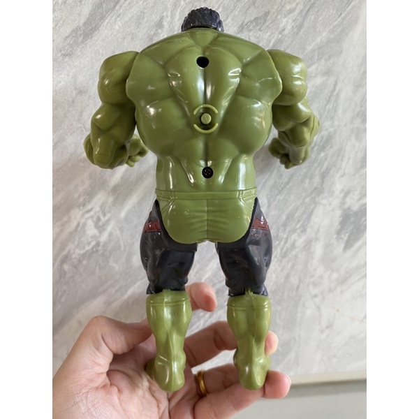 โมเดลเดอะฮัค ฮัคเขียว Hulk  ไซร้ใหญ่  ความสูง 18 cm ขยับได้ 9 จุด มีไฟ  วัสดุ พีวีซี งานสวยมือ 1 ++พร้อมส่งจากไทย+++