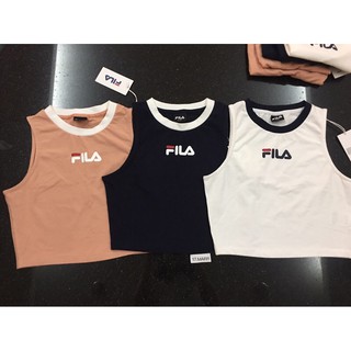 🔥SALE ป้าย1,290฿🔥 Fila Apparela Crop Top 🖤‼️