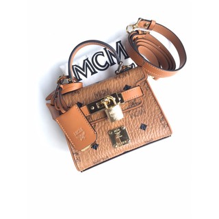 แท้💯📌 MCM Visetos Mini Satchel Bag ออริจินัล