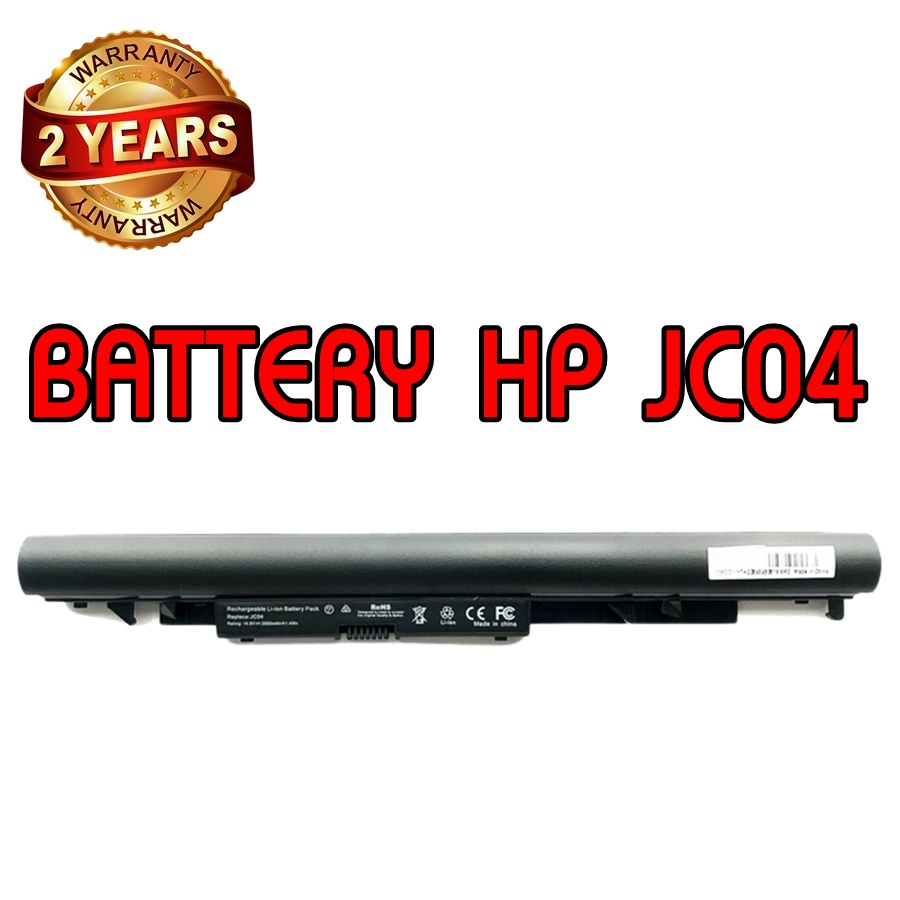 รับประกัน 2 ปี BATTERY HP JC04 แบตเตอรี่ เอชพี 15-bs 15-bw Series