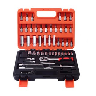 ชุดเครื่องมือ ประแจ ชุดบล็อก 53 ชิ้น ขนาด 1/4 Socket Set CRV แท้