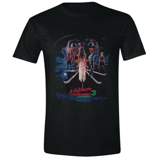 พร้อมส่ง เสื้อยืดแขนสั้น คอกลม ผ้าฝ้าย 100% พิมพ์ลาย Nightmare On Elm Street Warriors Freddy Krueger หลากสี แฟชั่นฤดูร้อ