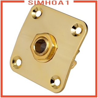 ( Simhoa1 ) แจ็คซ็อกเก็ตทรงสี่เหลี่ยม 35 มม. X 35 มม. สําหรับกีตาร์ไฟฟ้า Lp