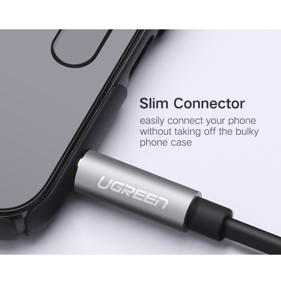 Ugreen (20cm.) Headphone Splitter Audio Cable 3.5mm Male to 2 Female Jack 3.5mm  (10532,10780)