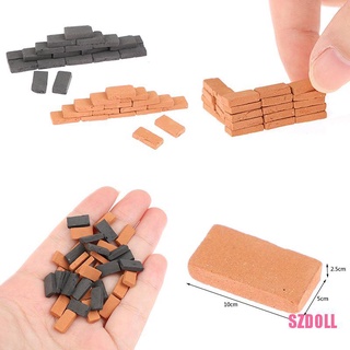 [SZDOLL] โมเดลอิฐจิ๋ว DIY สําหรับตกแต่งบ้านตุ๊กตา 50 ชิ้น