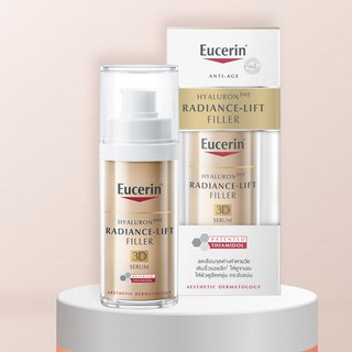 Eucerin​ Hyaluron​ (HD)​ Radiance-Lift Filler 3D Serum 30 ml. ซีรั่มลดเลือนจุดด่างดำตามวัย