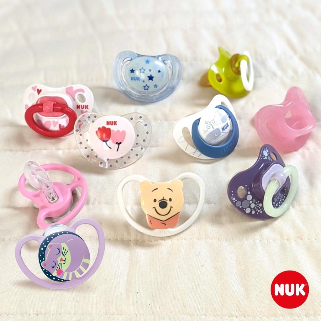 จุกหลอก Nuk 6-18m แพคคู่ 2 ชิ้น  (Made in Germany) แท้ 💯%  จุกหลอก Mam Perfect มีหลายแบบให้เลือกค่ะ
