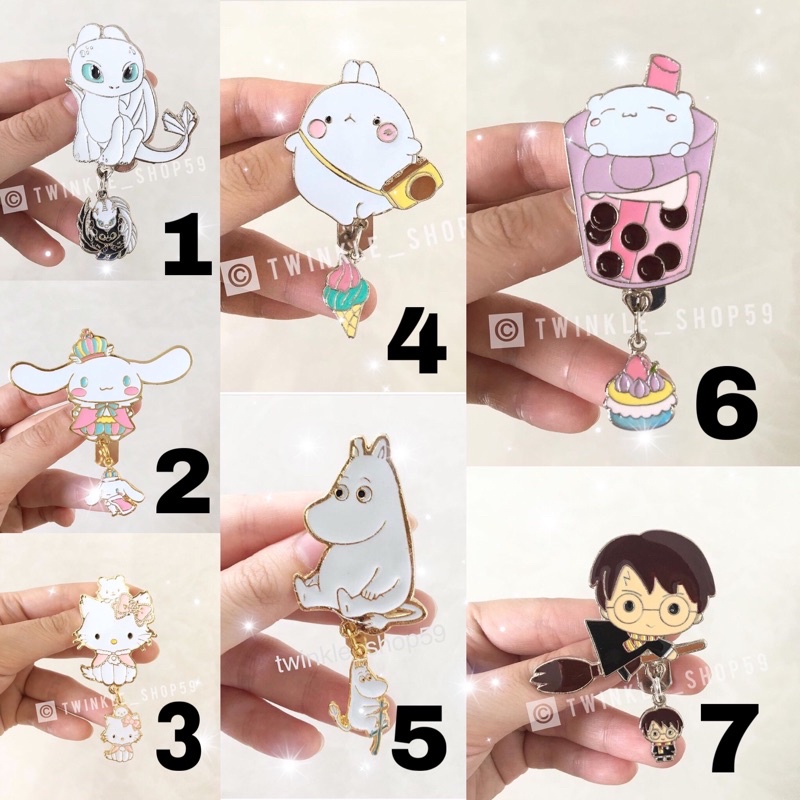 [Sale] ที่หนีบเข็มขัด ลายการ์ตูน เกรดพรีเมี่ยม🥰 รบกวนอ่านรายละเอียดน้า สอบถามส่วนลดเพิ่มเติมทางแชท
