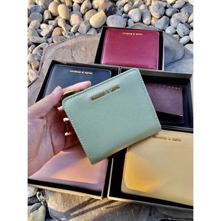 กระเป๋าสตางค์ สีมงคล Charles&amp;Keith ของแท้100%