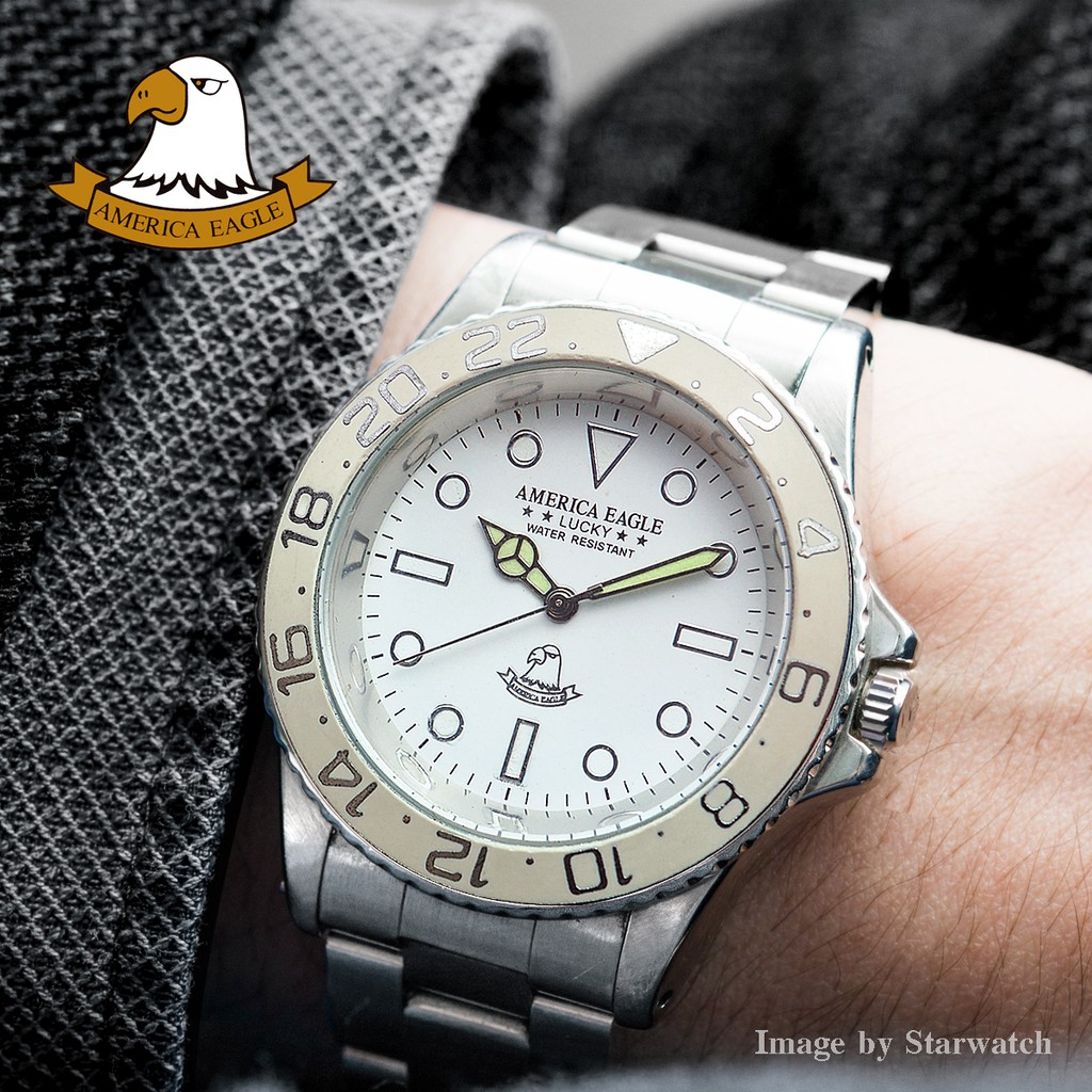 🔥ที่สุดแห่งโปร🔥 นาฬิกา AMERICA EAGLEสำหรับ ผู้ชาย AE1062G  ของแท้ กันน้ำ แถมกล่อง ชำระเงินปลายทางได้