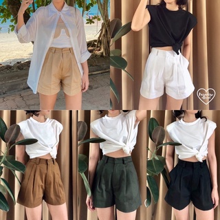 Paradise Official - แชทถามสีก่อนสั่งนะคะ Paradise safari SHORT กางเกงทรงลุงเอวสูง