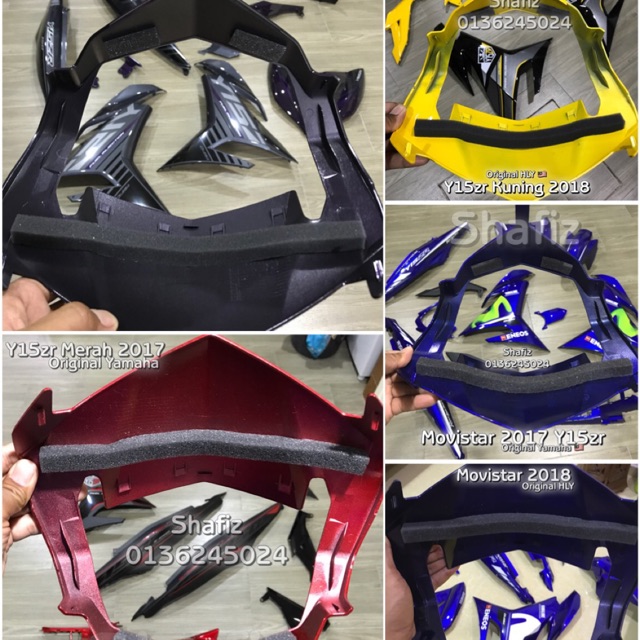 Span Coverset y15zr Yamaha 3 ชิ้น