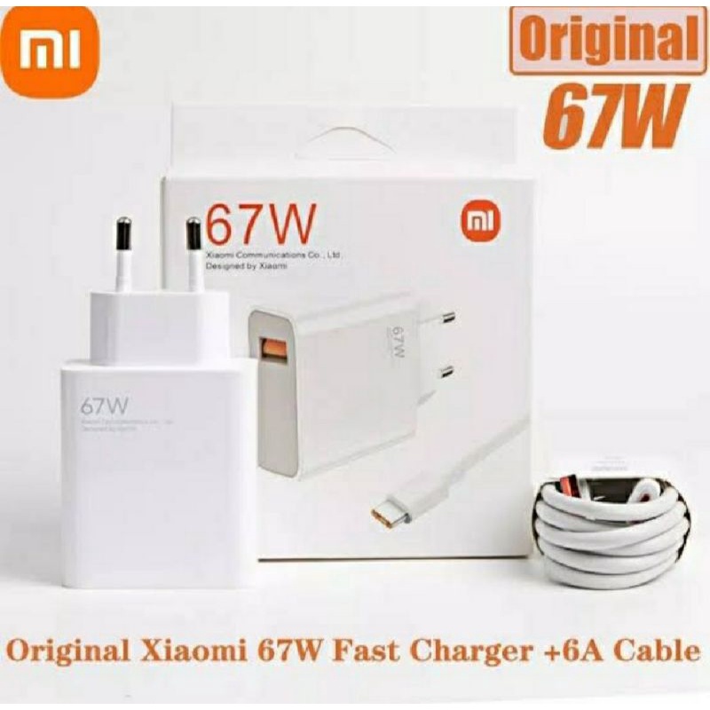 PAY ON การจัดส่ง CHARGER TC XIAOMI MI 10 MI 11 MDY12EZ MDY12EU USB TYPE C 67W 67 WAT CHARGER XIAOMI 