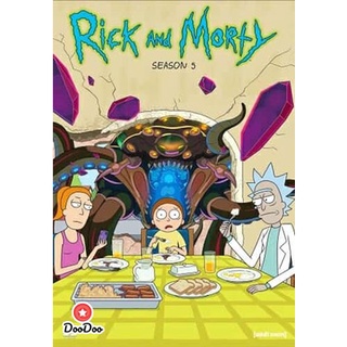 DVD (ดีวีดี) การ์ตูนฝรั่ง Rick and Morty ริค แอนด์ มอร์ตี้ Season 5 (2 แผ่นจบ) เสียงอังกฤษ 5.1 + ซับไทย/อังกฤษ มาสเตอร์