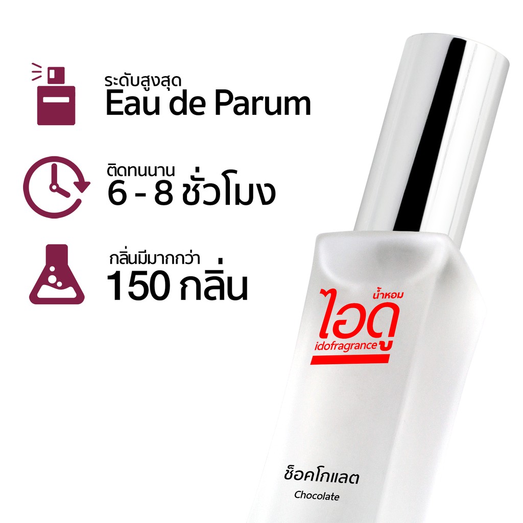 ไอดู น้ำหอม กลิ่นช็อคโกแลต Chocolate Eau De Parfum 30 ml ราคา ถูกที่สุด ดีลบีเคเค แกลเลอรีภาพที่ 2