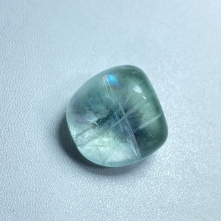 หินฟลูออไรต์ สีเขียว ก้อนขัดมัน (Light Green Fluorite Tumbled) #5