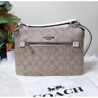 COACH GALLERY FILE BAG IN SIGNATURE CANVAS (COACH 91013)