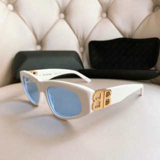 NEW BALENCIAGA DYNASTY SUNGLASSES สีขาว