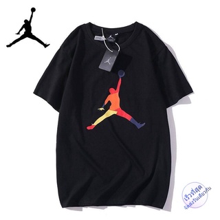 ราคาต่ำสุด!!พรีเมียม 【Vanss】Original JORDAN_T- เสื้อ 2020 ฤดูใบไม้ผลิใหม่สีห้อยโหนพิมพ์ผ้าฝ้ายผู้ชายและผู้หญิงแขนสั้นเสื